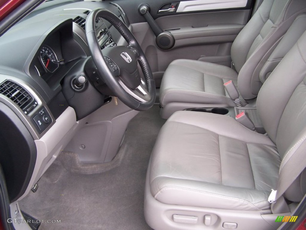 2010 CR-V EX-L AWD - Tango Red Pearl / Gray photo #11