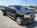 Onyx Black - Sierra 3500HD Denali Crew Cab 4x4 Dually Photo No. 4