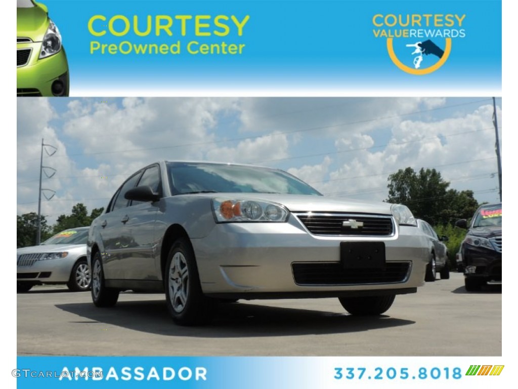 2008 Malibu Classic LS Sedan - Silverstone Metallic / Titanium Gray photo #1