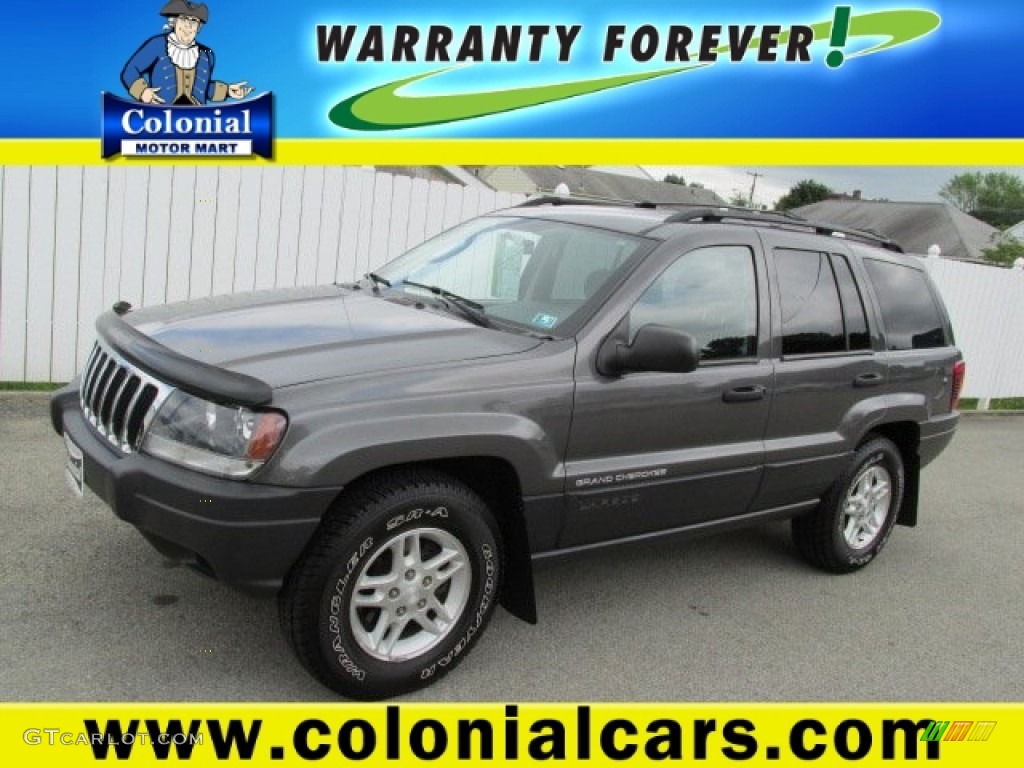 2003 Grand Cherokee Laredo 4x4 - Graphite Metallic / Dark Slate Gray photo #1