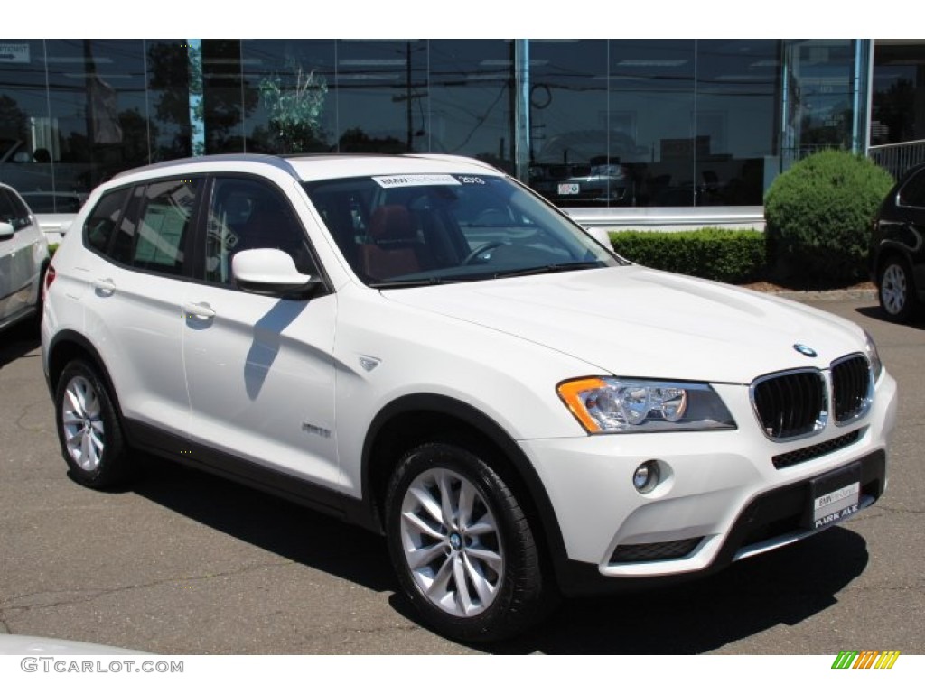2013 X3 xDrive 28i - Alpine White / Chestnut photo #3