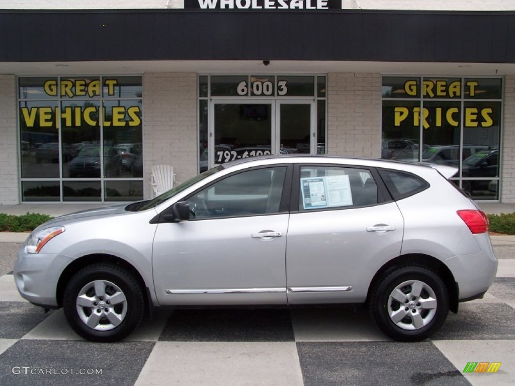 2011 Rogue S AWD - Silver Ice Metallic / Gray photo #1