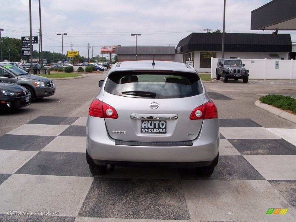 2011 Rogue S AWD - Silver Ice Metallic / Gray photo #4