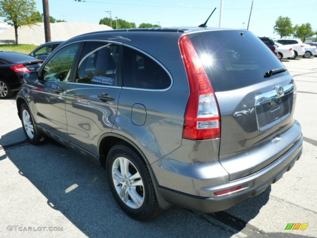 2011 CR-V EX 4WD - Glacier Blue Metallic / Black photo #5