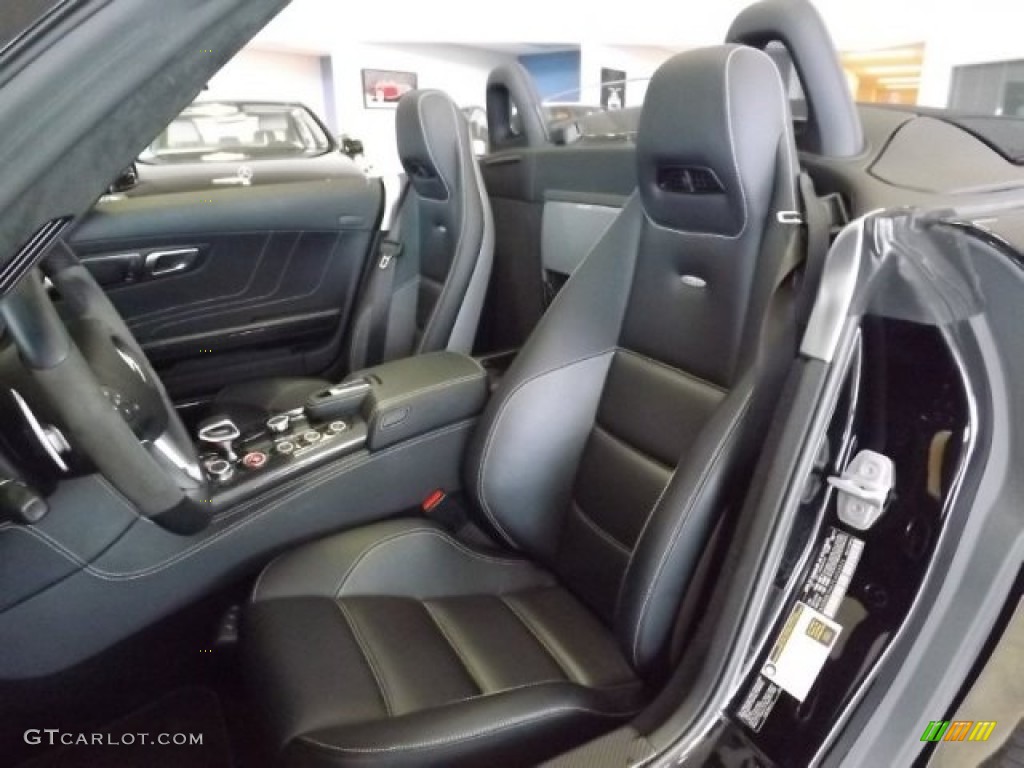 designo Black Interior 2012 Mercedes-Benz SLS AMG Roadster Photo #81850219