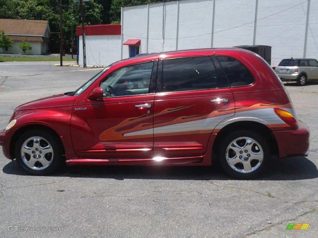 2001 PT Cruiser Limited - Inferno Red Pearl / Charcoal photo #8