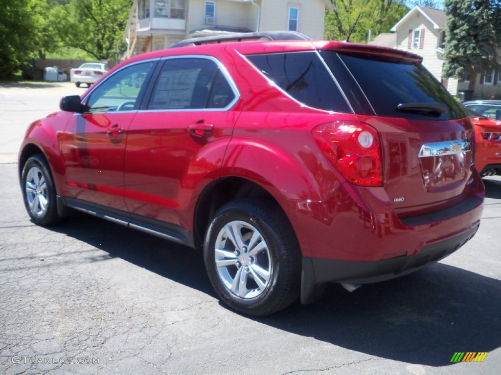 2013 Equinox LT AWD - Crystal Red Tintcoat / Jet Black photo #7