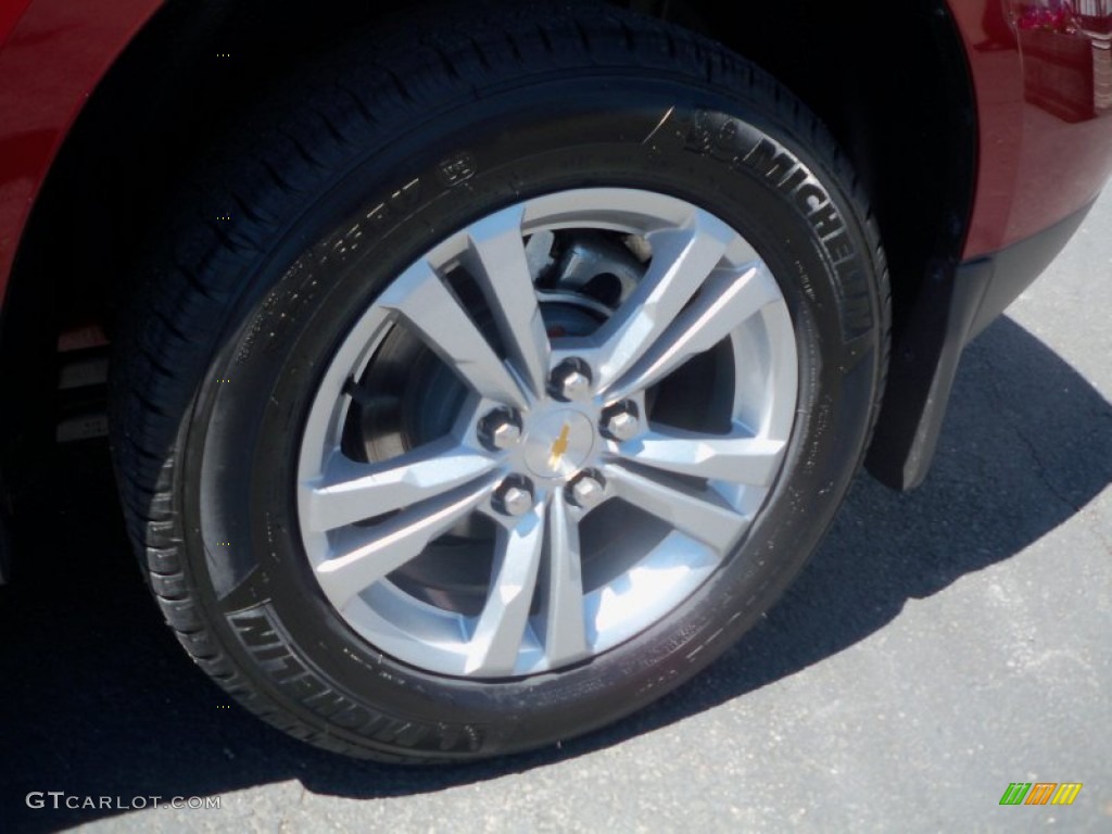 2013 Equinox LT AWD - Crystal Red Tintcoat / Jet Black photo #9