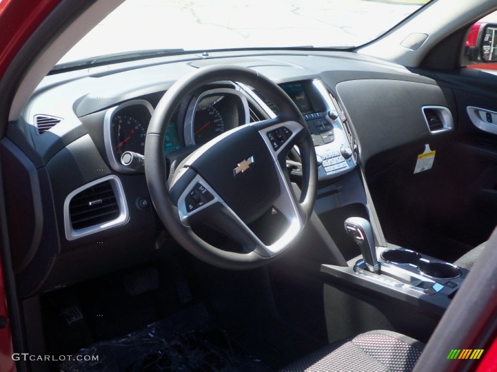 2013 Equinox LT AWD - Crystal Red Tintcoat / Jet Black photo #20