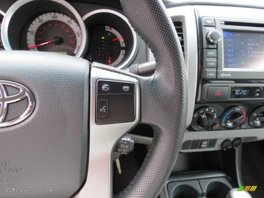 2012 Tacoma V6 Double Cab 4x4 - Magnetic Gray Mica / Graphite photo #16