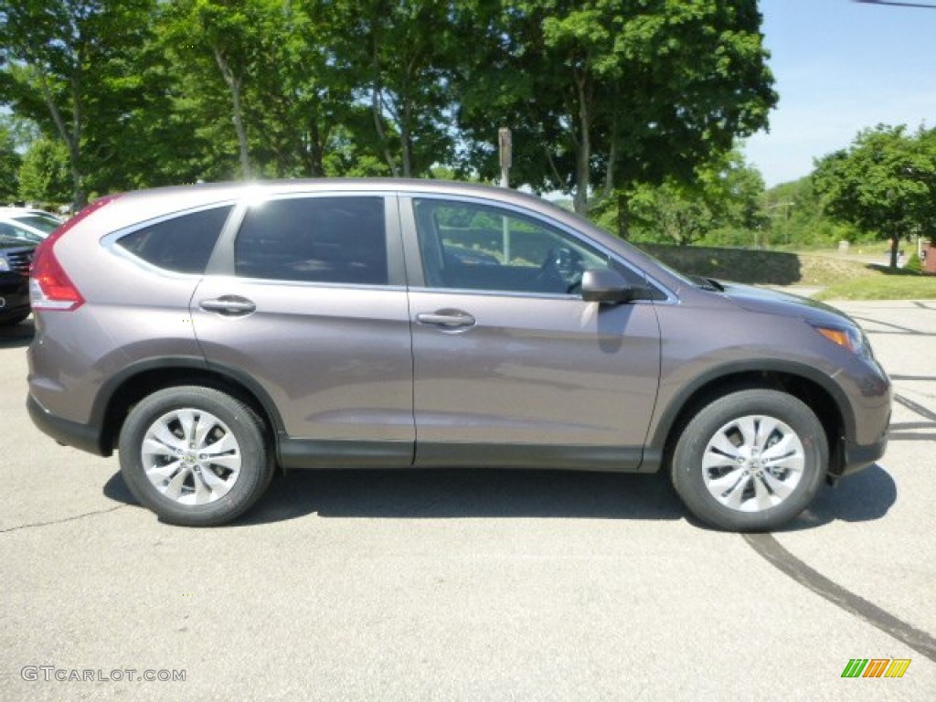 2013 CR-V EX AWD - Urban Titanium Metallic / Beige photo #2