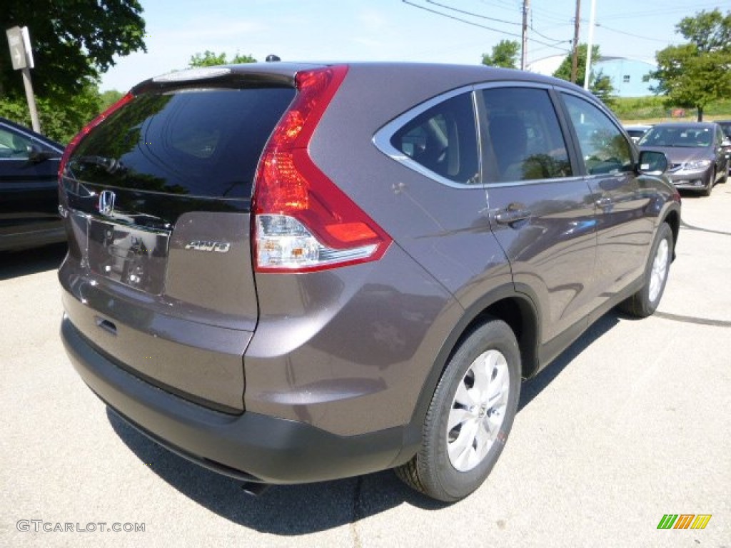 2013 CR-V EX AWD - Urban Titanium Metallic / Beige photo #3