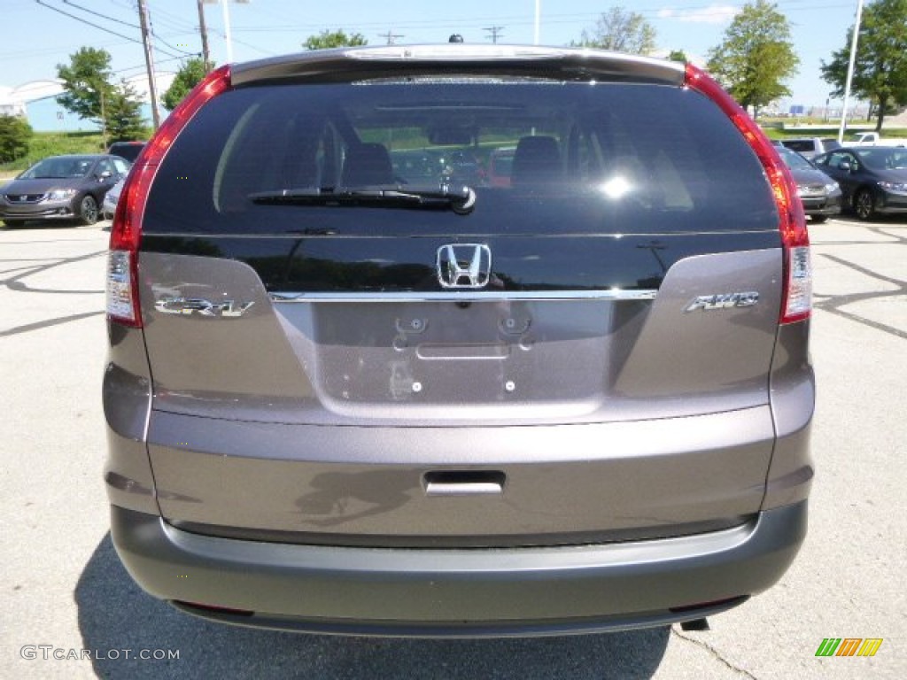 2013 CR-V EX AWD - Urban Titanium Metallic / Beige photo #4