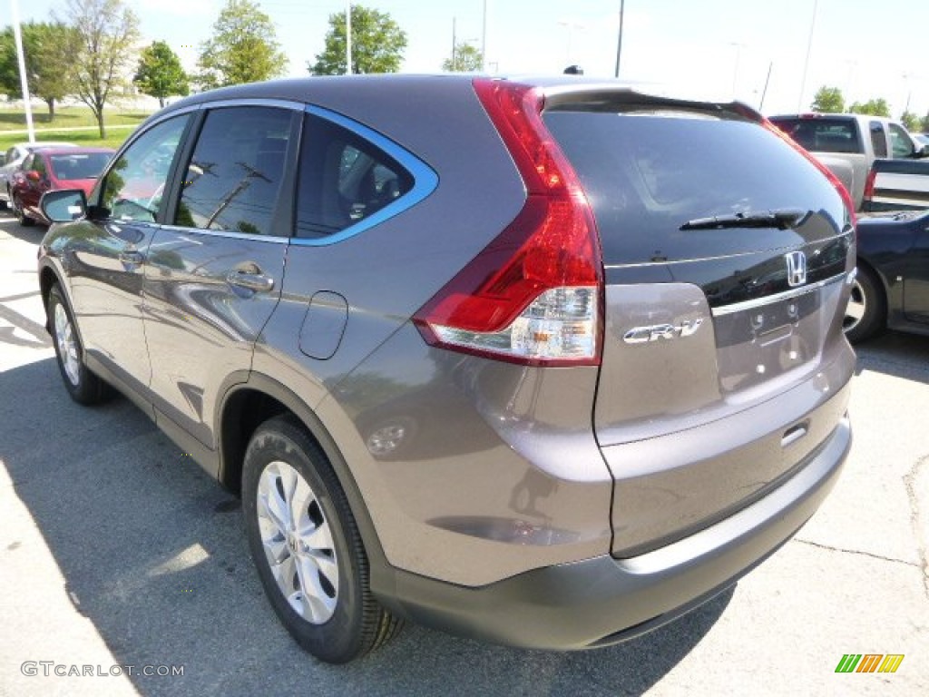 2013 CR-V EX AWD - Urban Titanium Metallic / Beige photo #5