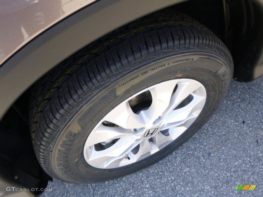 2013 CR-V EX AWD - Urban Titanium Metallic / Beige photo #9