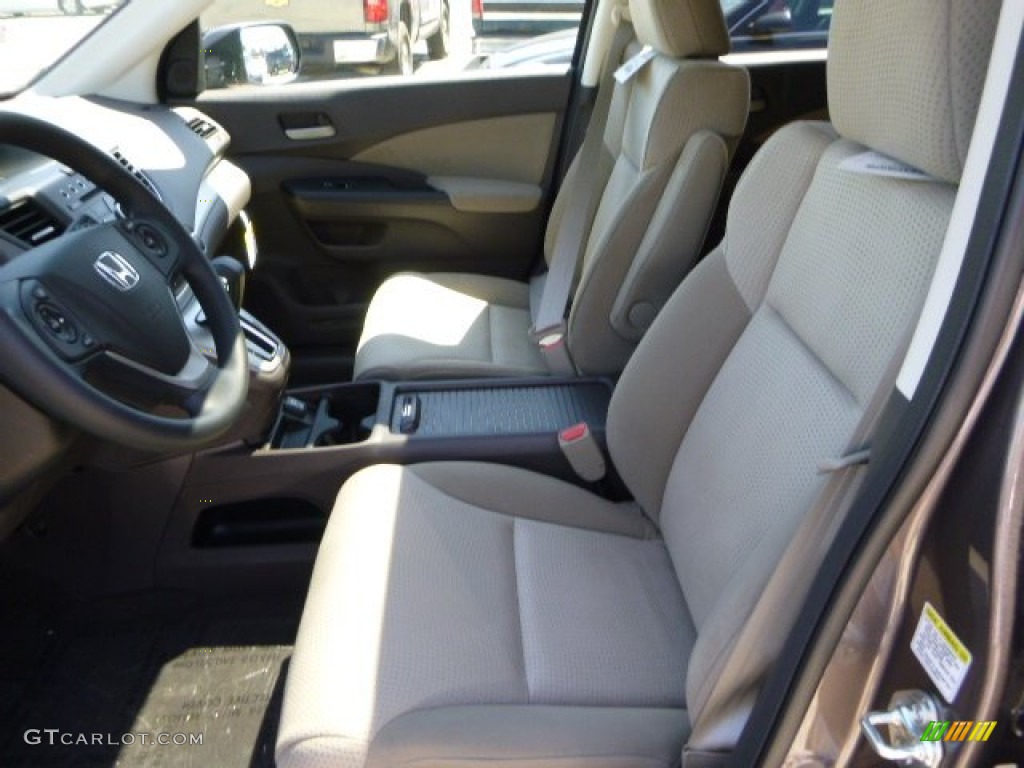 2013 CR-V EX AWD - Urban Titanium Metallic / Beige photo #10