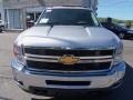 2013 Silver Ice Metallic Chevrolet Silverado 3500HD LTZ Crew Cab 4x4 Dually  photo #6