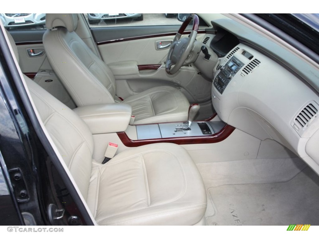 2006 Azera Limited - Ebony Black / Beige photo #16