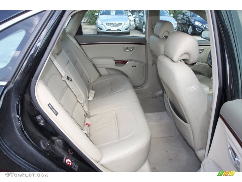 2006 Azera Limited - Ebony Black / Beige photo #21