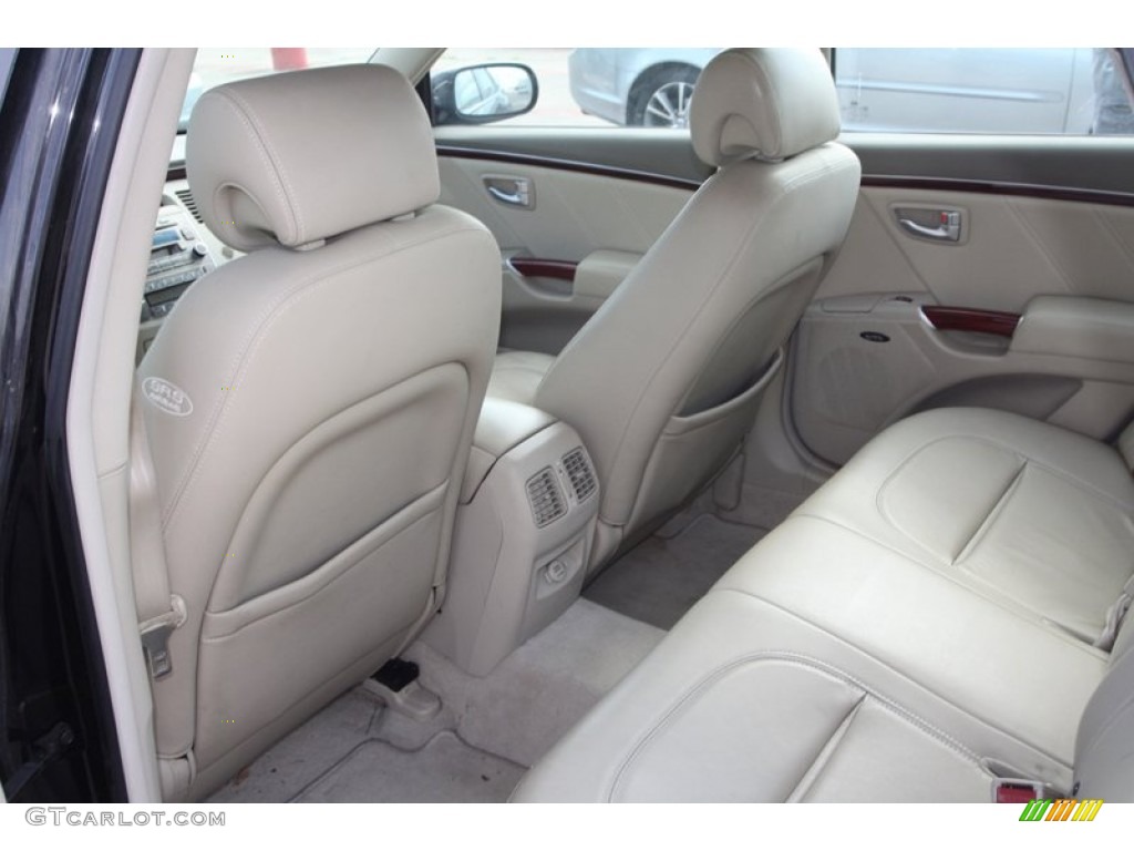 2006 Azera Limited - Ebony Black / Beige photo #23