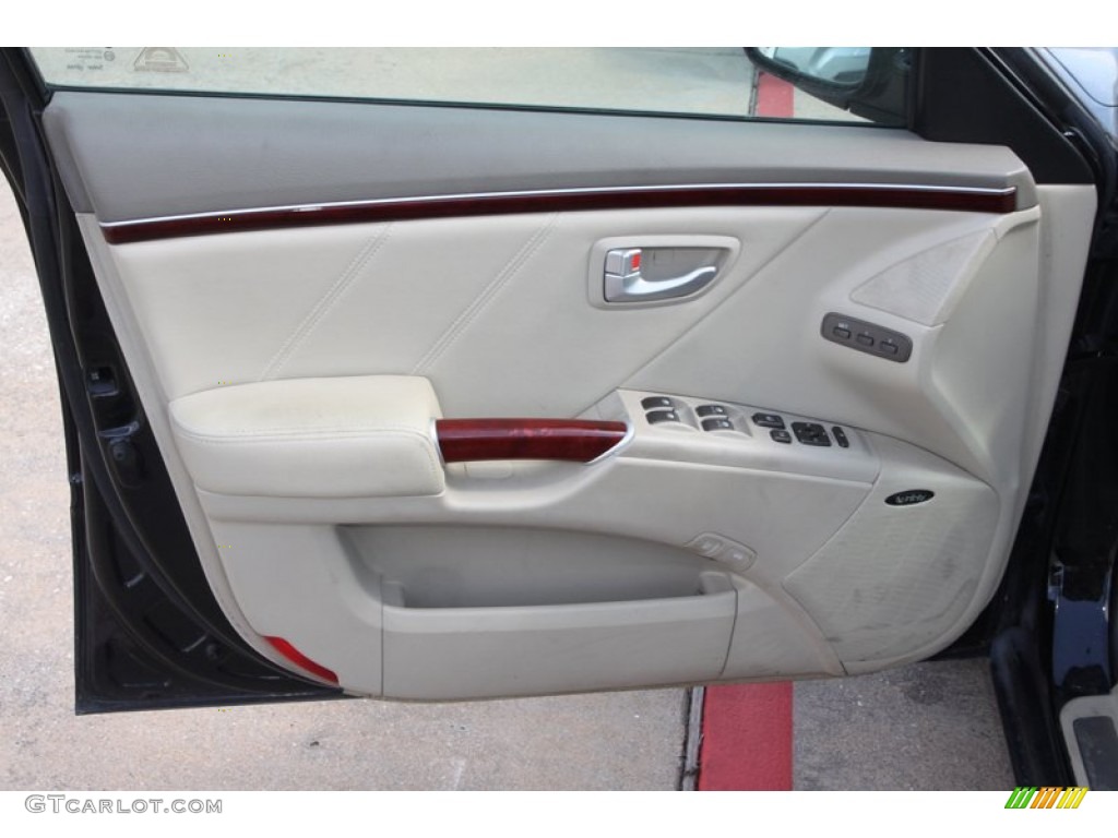 2006 Azera Limited - Ebony Black / Beige photo #27