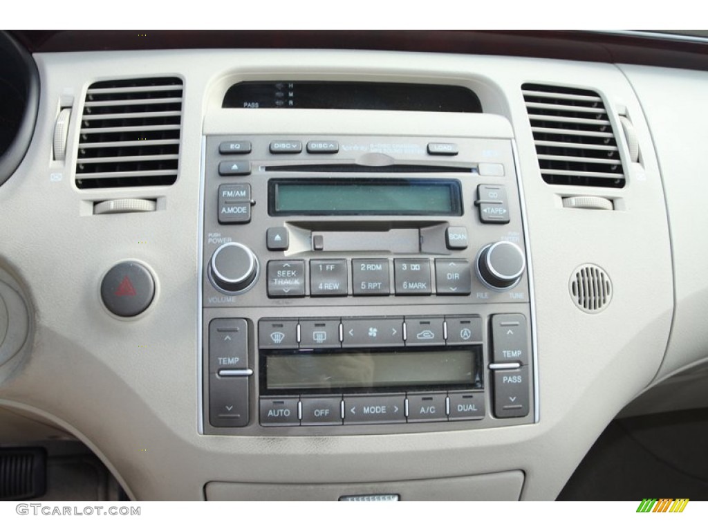 2006 Azera Limited - Ebony Black / Beige photo #32