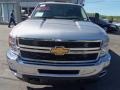 2013 Silver Ice Metallic Chevrolet Silverado 3500HD LT Crew Cab 4x4 Dually  photo #4