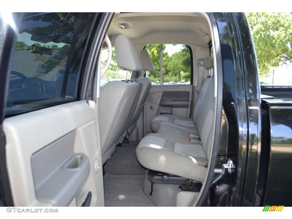 2008 Ram 1500 ST Quad Cab - Brilliant Black Crystal Pearl / Medium Slate Gray photo #12