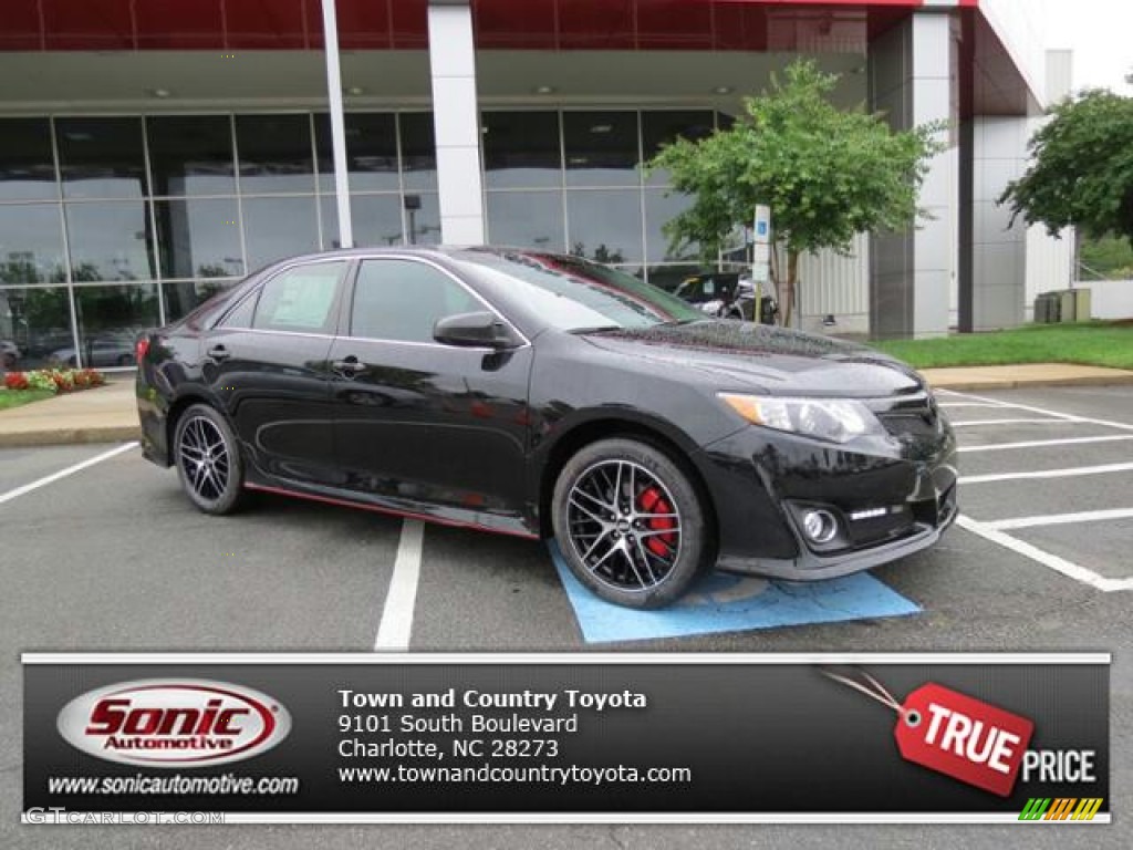 2013 Camry XSP - Attitude Black Metallic / XSP Red/Black photo #1