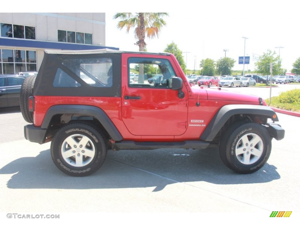 2011 Wrangler Sport S 4x4 - Flame Red / Black photo #6