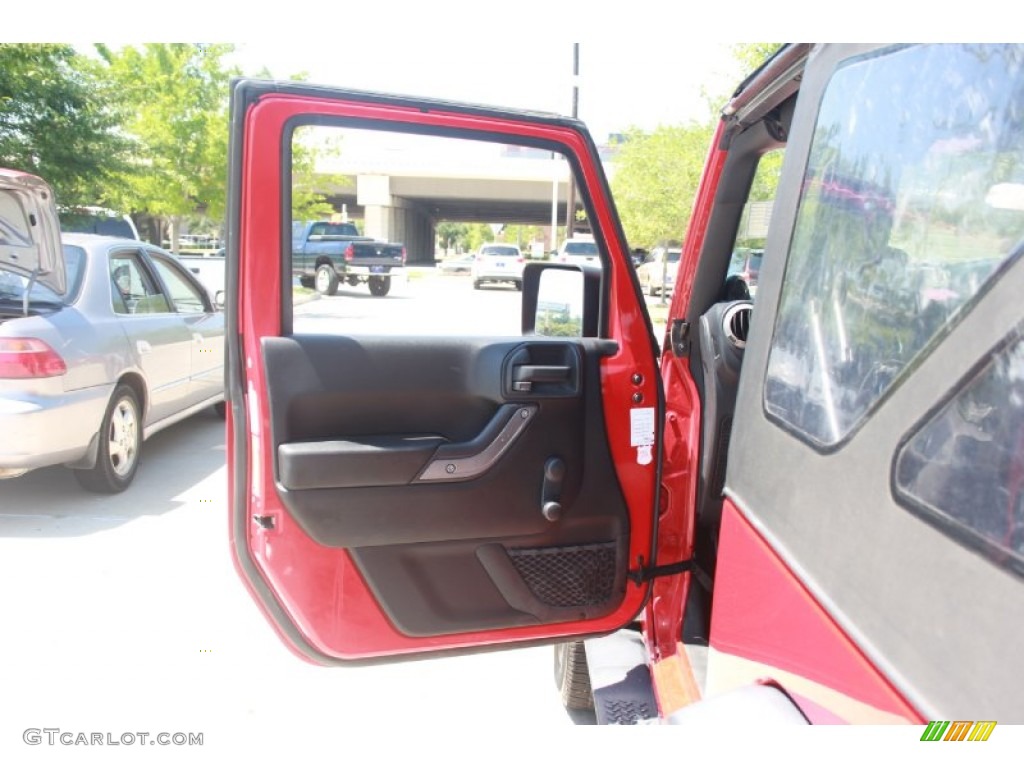 2011 Wrangler Sport S 4x4 - Flame Red / Black photo #9