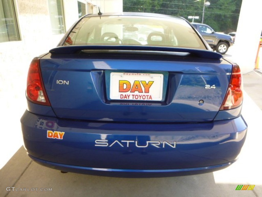 2006 ION 3 Quad Coupe - Laser Blue / Black photo #3