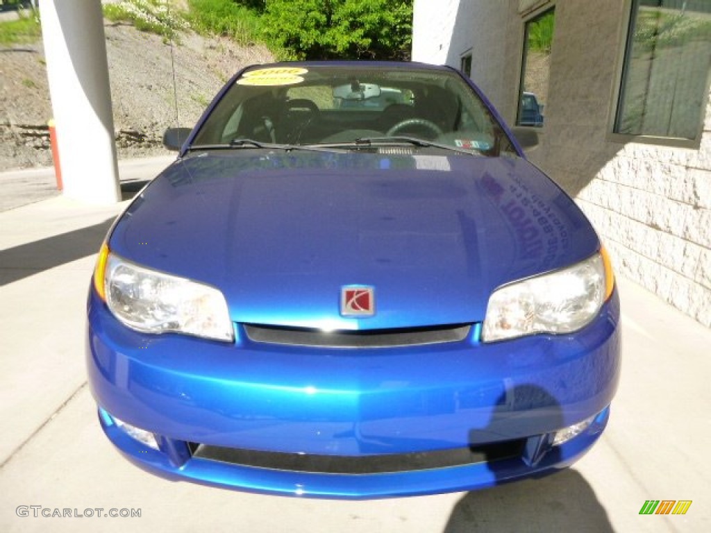 2006 ION 3 Quad Coupe - Laser Blue / Black photo #6