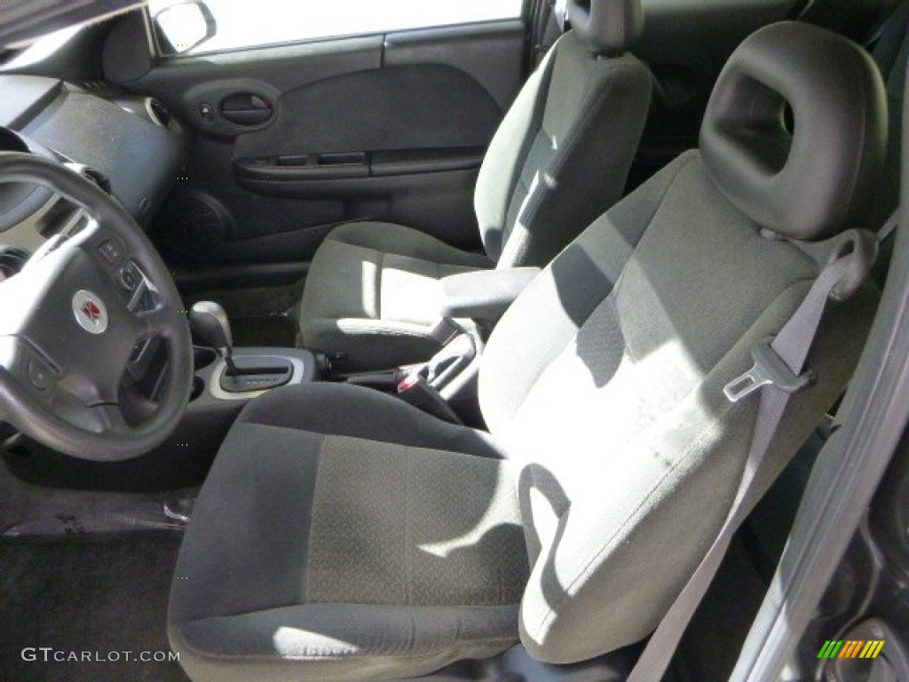 Black Interior 2006 Saturn ION 3 Quad Coupe Photo #81854739