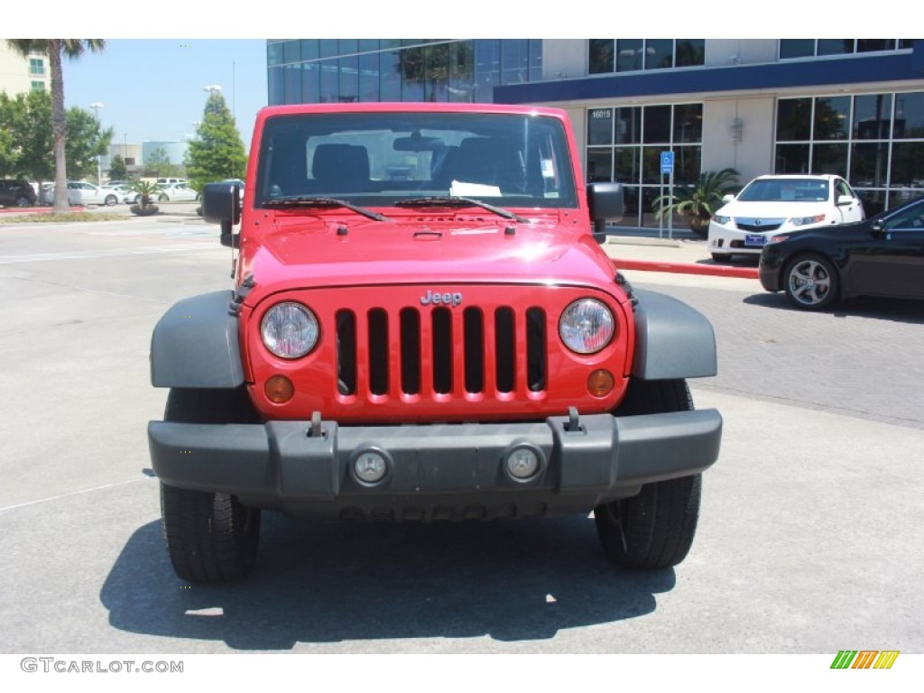 2011 Wrangler Sport S 4x4 - Flame Red / Black photo #3