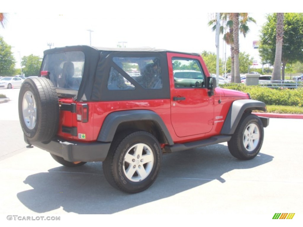 2011 Wrangler Sport S 4x4 - Flame Red / Black photo #6