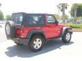 2011 Flame Red Jeep Wrangler Sport S 4x4  photo #6