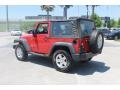 2011 Flame Red Jeep Wrangler Sport S 4x4  photo #7