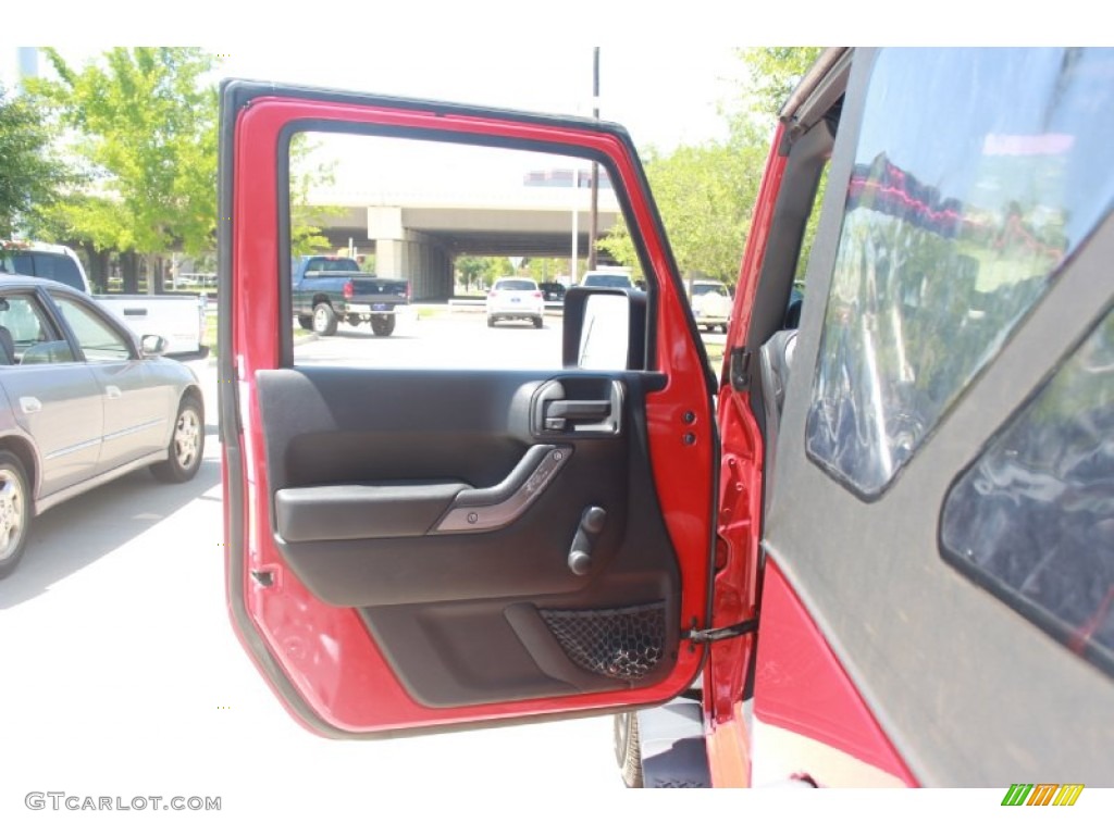 2011 Wrangler Sport S 4x4 - Flame Red / Black photo #8