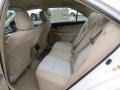 2013 Toyota Camry Ivory Interior Rear Seat Photo