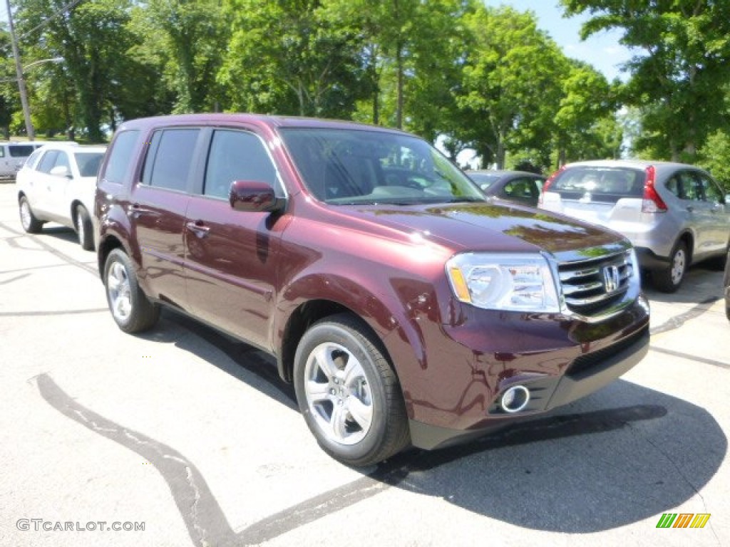 Dark Cherry Pearl Honda Pilot