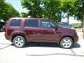 2013 Dark Cherry Pearl Honda Pilot EX-L 4WD  photo #2