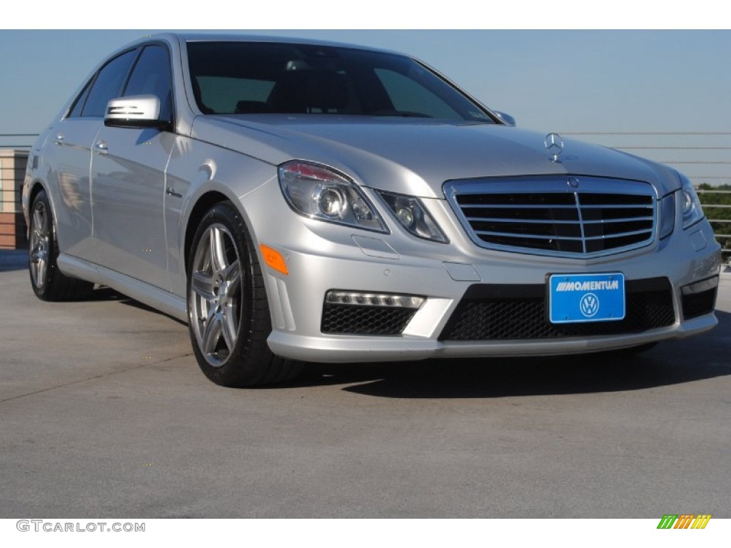 2010 E 63 AMG Sedan - Iridium Silver Metallic / Black photo #1