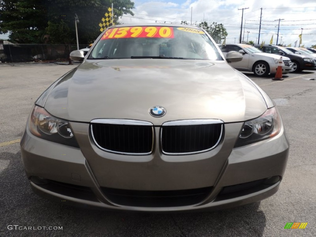 2008 3 Series 328i Sedan - Platinum Bronze Metallic / Terra Dakota Leather photo #2