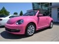 Custom Pink 2013 Volkswagen Beetle TDI Convertible Exterior