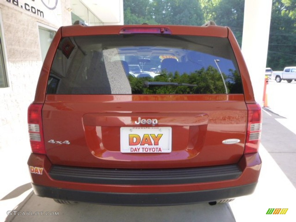 2012 Patriot Latitude 4x4 - Copperhead Orange Pearl / Dark Slate Gray/Light Pebble Beige photo #3