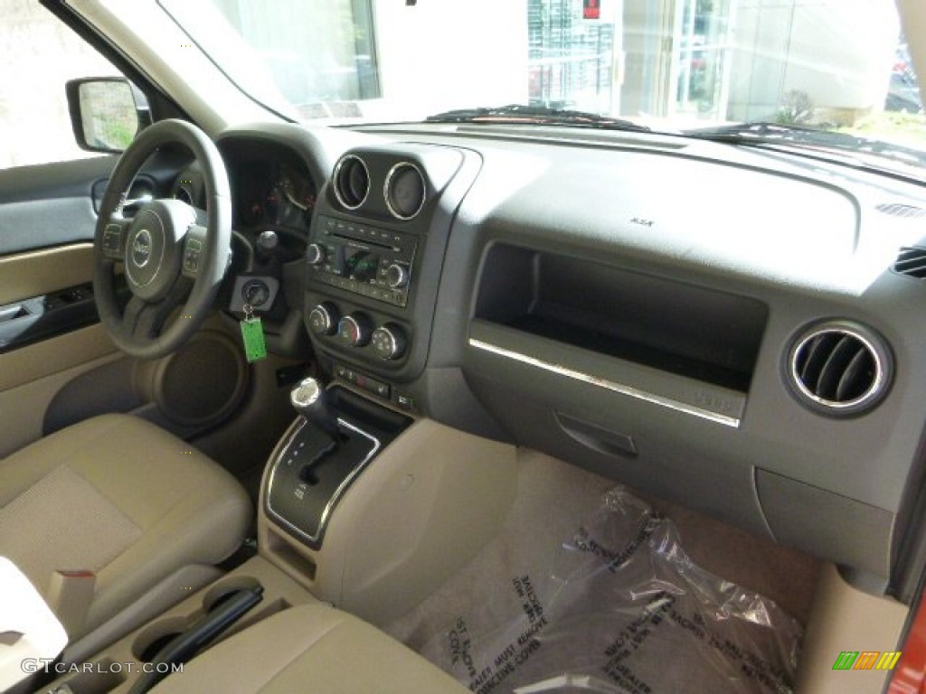 2012 Patriot Latitude 4x4 - Copperhead Orange Pearl / Dark Slate Gray/Light Pebble Beige photo #10