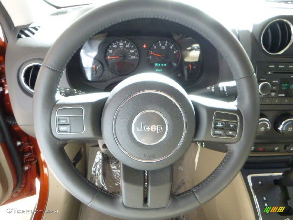 2012 Patriot Latitude 4x4 - Copperhead Orange Pearl / Dark Slate Gray/Light Pebble Beige photo #17