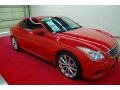 Vibrant Red 2009 Infiniti G 37 S Sport Coupe