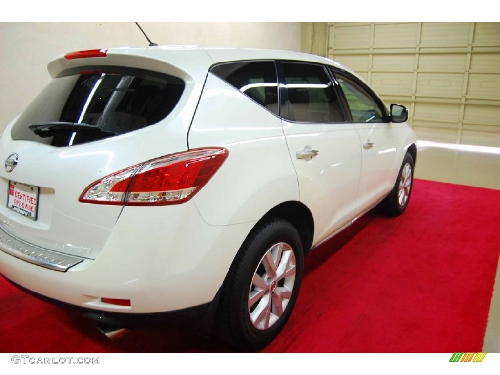 2011 Murano S - Glacier White Pearl / Beige photo #6